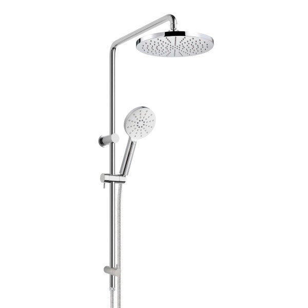 Bakara Round Full Combination Shower - Bottom Inlet, Chrome