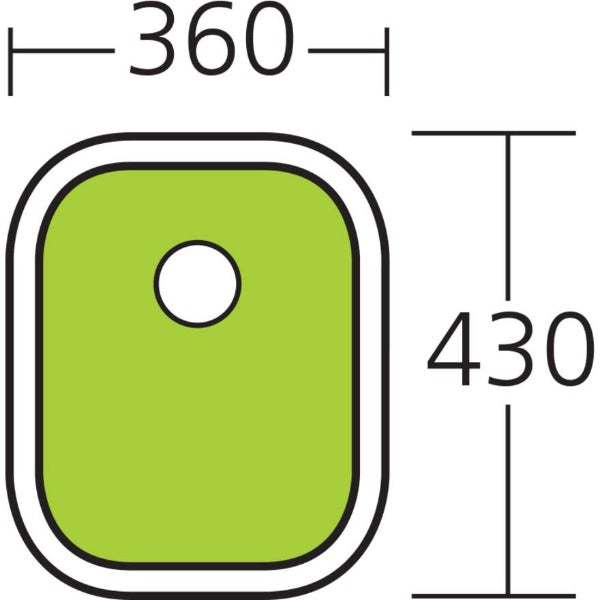 Oliveri Diaz Undermount Single Bowl Sink