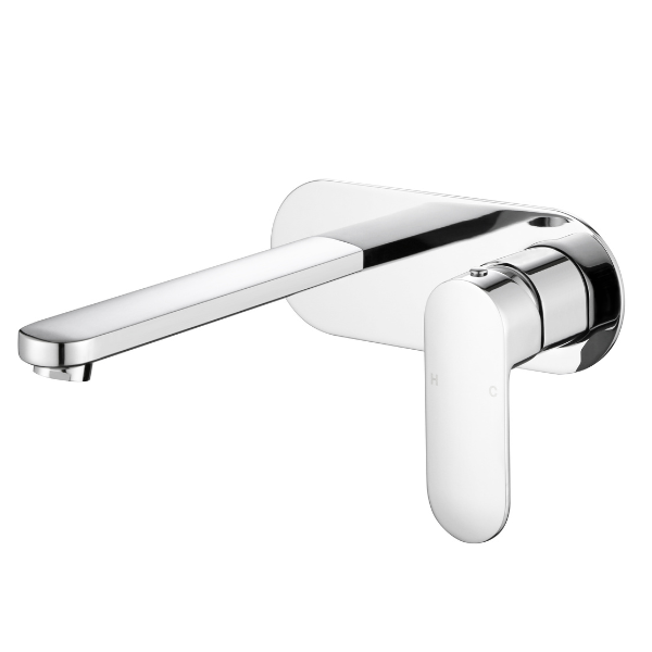 Dane Wall Bath / Basin Mixer MK2 Chrome