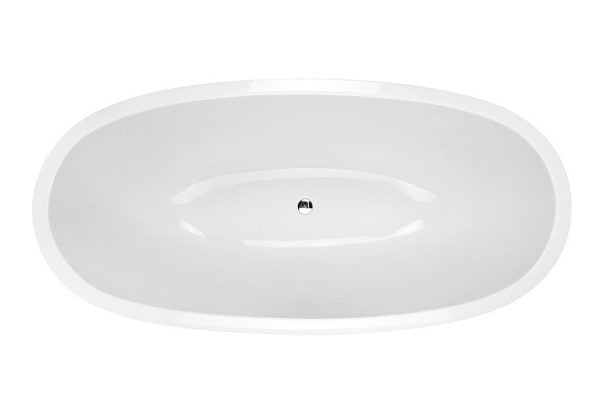 Decina Sheraton 1600mm Freestanding Bath, Acrylic White