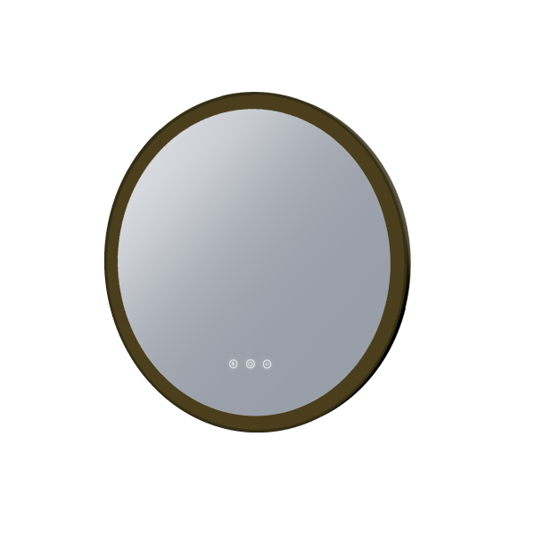 Remer Eclipse DD LED Mirror with Demister 800mm, Multiple Colours E80DD
