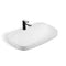 Tuscany Semi Inset Basin 500mm x 420mm 1th - White