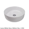FABF Alia 1200mm Matte White Vanity Unit with Caesarstone or Timber Top // Add Basin