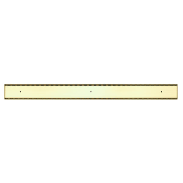 Nero 900mm Tile Insert Channel Floor Grate (50mm/89mm Outlet Options) - Brushed Gold