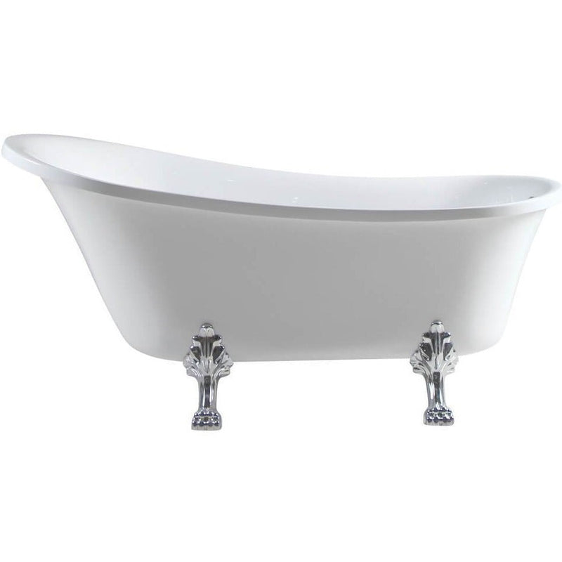 Fienza Freestanding Acrylic Clawfoot Bath