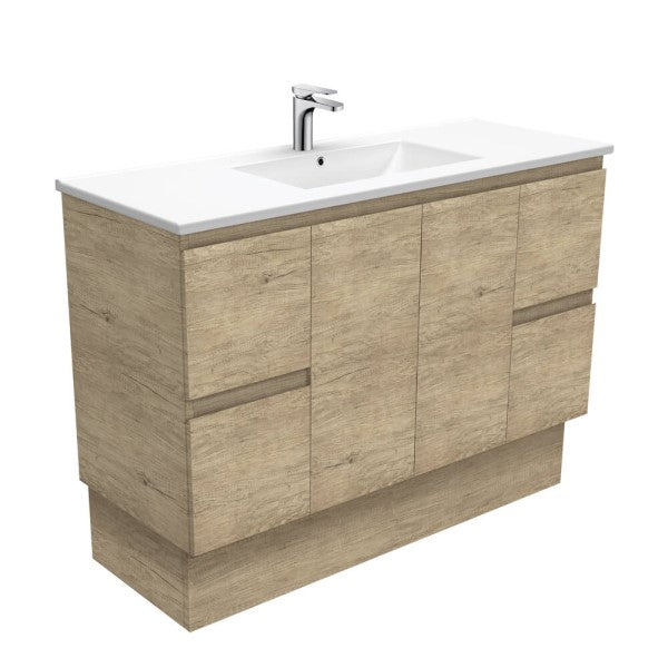 Fienza Edge Ceramic Floorstanding Vanity 1200mm - Scandi Oak