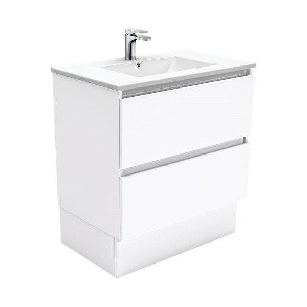 Fienza Dolce Quest 750mm Floorstanding Vanity - Gloss White