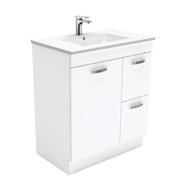 Fienza Dolce Unicab 750mm Floorstanding Vanity - Gloss White
