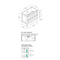 Fienza Rotondo Hampton 900mm Floorstanding Vanity - Satin White