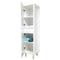 Fienza Hampton Tallboy Wall Hung - Satin White