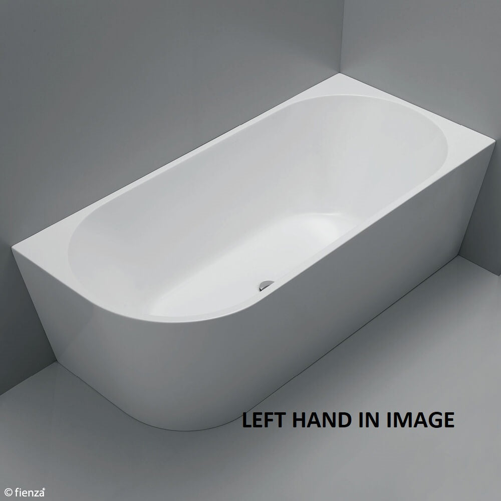 Fienza Isabella Corner Freestanding Bath 1500 & 1700 White