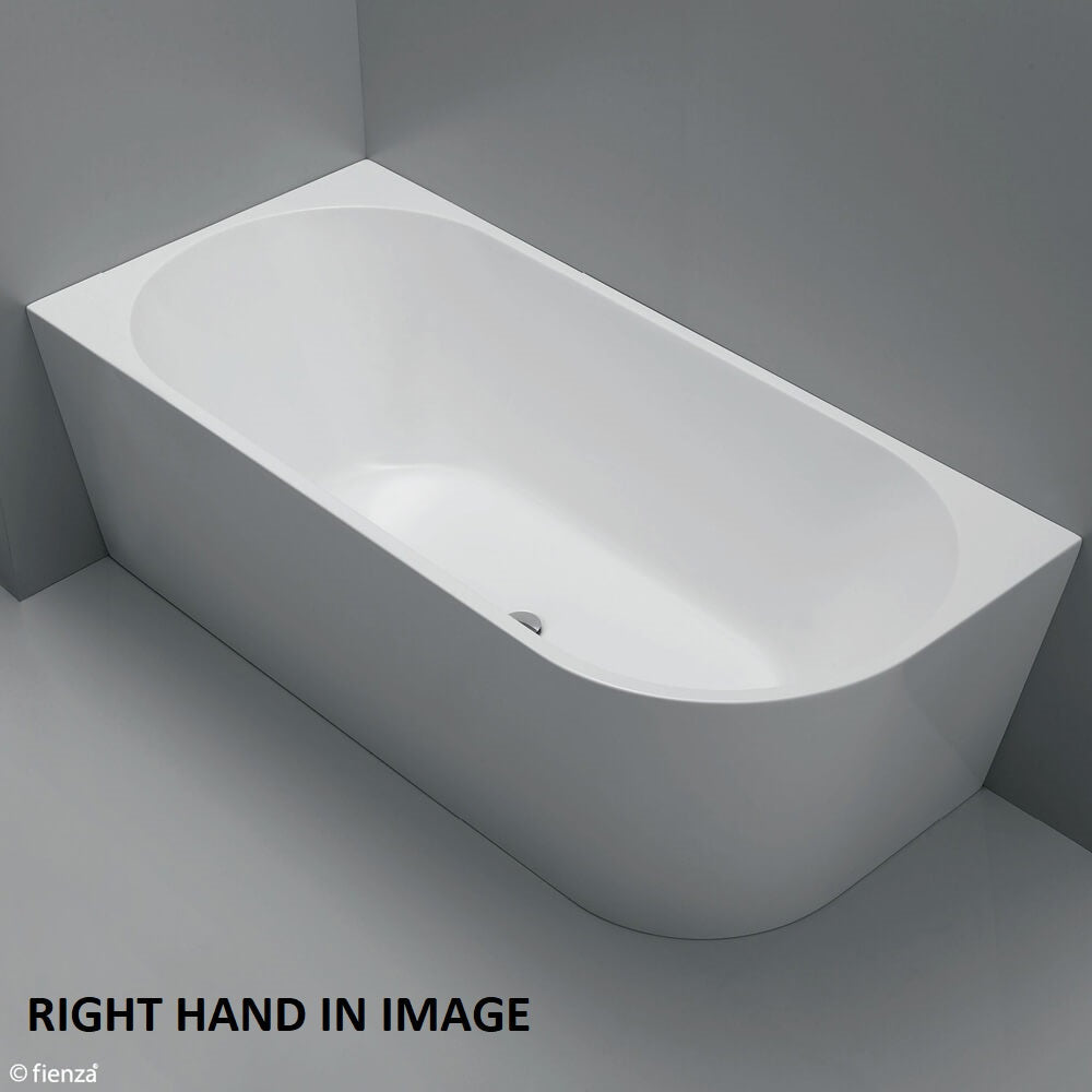Fienza Isabella Corner Freestanding Bath 1500 & 1700 White