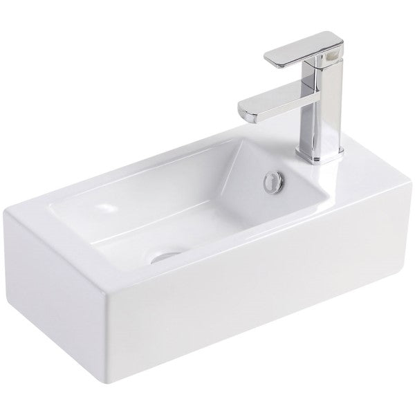Fienza Linea Wall Hung Basin - White Gloss