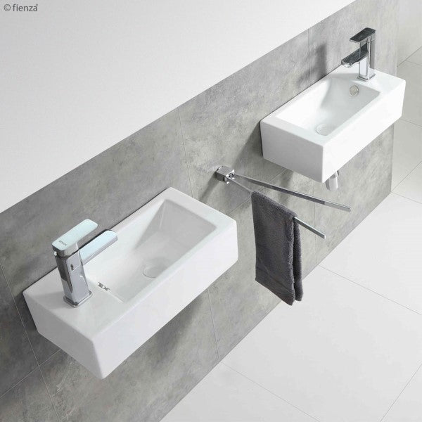 Fienza Linea Wall Hung Basin - White Gloss