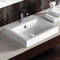 Fienza Low Profile Semi-Inset Basin - White Gloss