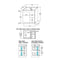 Fienza Dolce Unicab 750mm Floorstanding Vanity - Gloss White