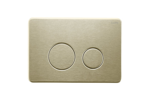 R&T Lexy Round Button, Brushed Gold