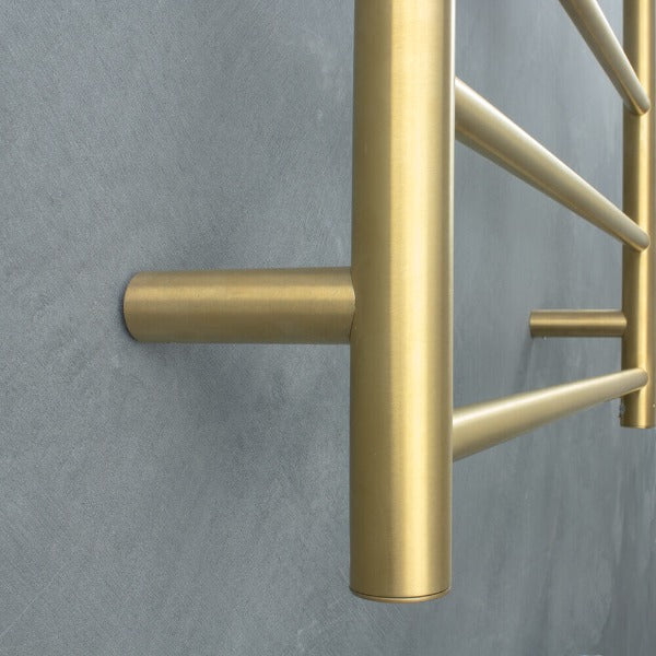 Radiant GLD-RTR01 Heated Ladder 600x800 Brushed Gold