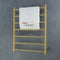 Radiant GLD-RTR01 Heated Ladder 600x800 Brushed Gold