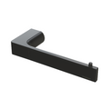 Gloss Toilet Roll Holder - Matte Black