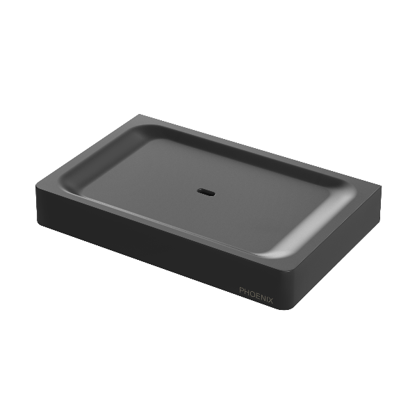 Gloss Soap Dish - Matte Black