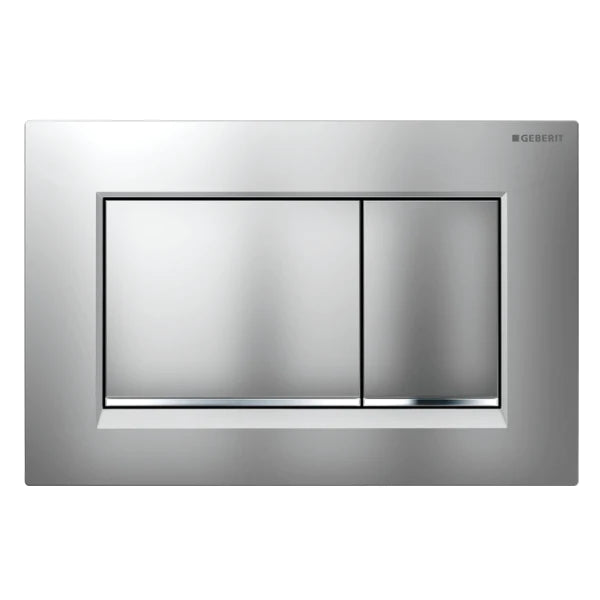 Geberit In Wall Package - Houston Raised Height Pan - Sigma 30 Square Button