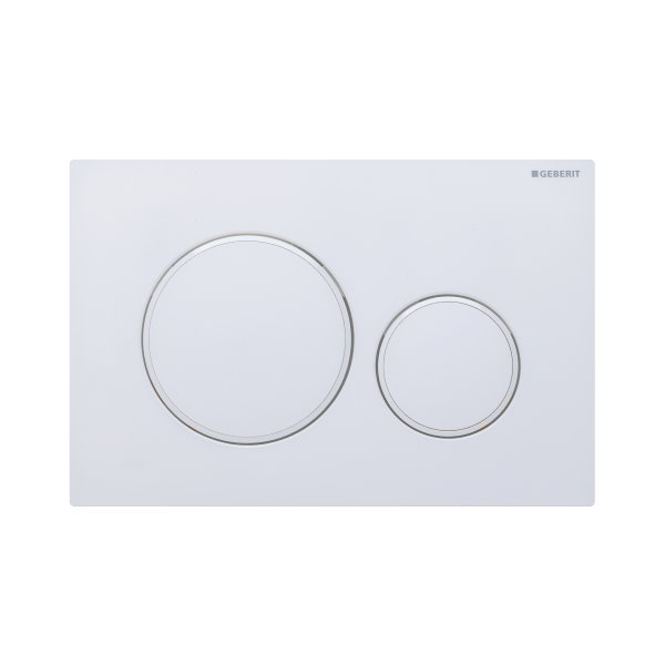 Geberit In Wall Package - Houston Raised Height Pan - Sigma 20 Round Button