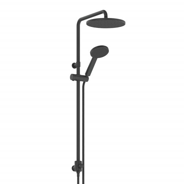Greens Glide RainBoost® Twin Rail Shower - Matte Black