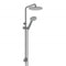 Greens Glide RainBoost® Twin Rail Shower - Gunmetal Grey