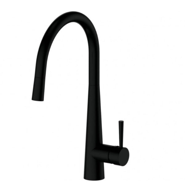 Greens Galiano Pull Down Sink Mixer - Matte Black