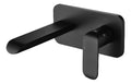 Ikon Harper Wall Basin/Bath Mixer Matte Black