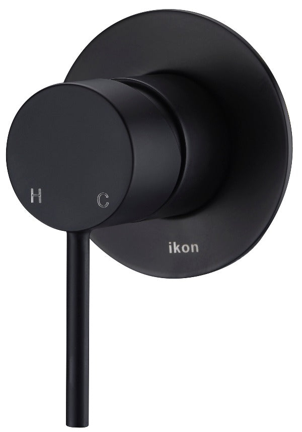 Ikon Micah Shower / Bath Mixer Matte Black