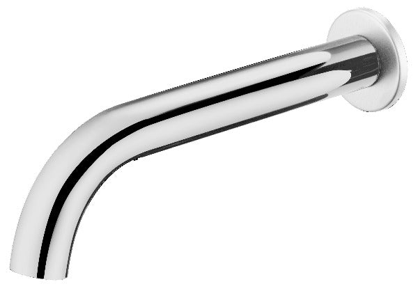 Ikon Micah Curved Wall Bath Outlet 175mm Chrome