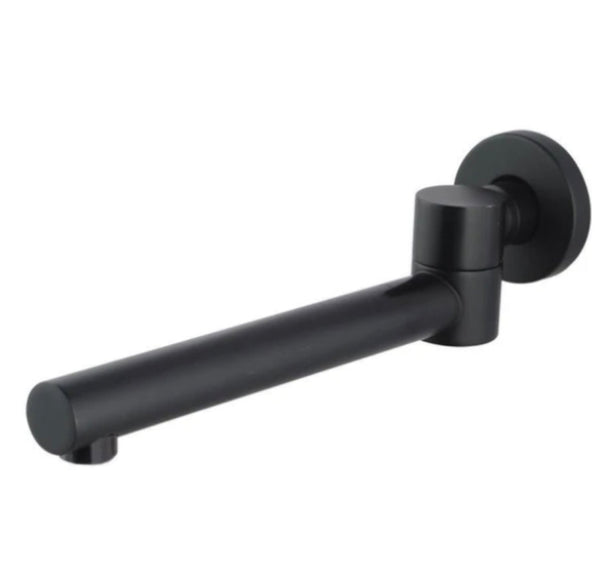 Intra Bath Spout, Swivel - Matte Black