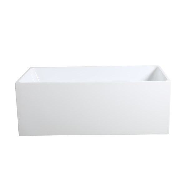 Theo Multifit KBT-9 Freestanding Bath (No Overflow) White Gloss - From 1000mm - 1700mm