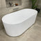 KDK Brighton Groove 1700mm Freestanding Bath - Gloss White