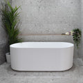 KDK Brighton Groove 1700mm Freestanding Bath - Matte White