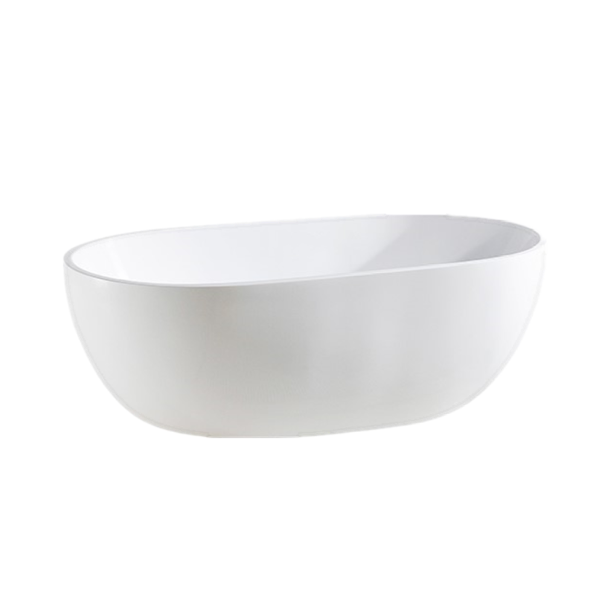 KDK Olivia Freestanding Bath 1530mm - White Gloss