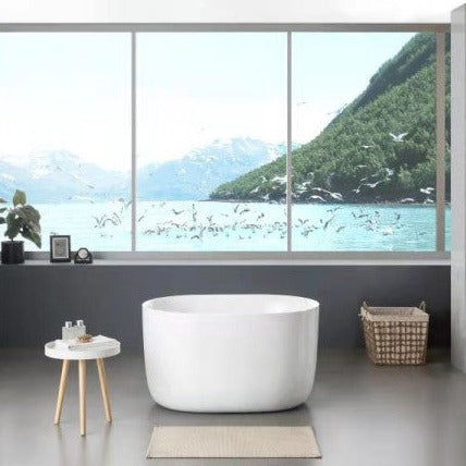 KDK Olivia Freestanding Bath 1000mm - White Gloss