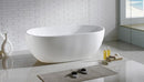 KDK Olivia Freestanding Bath 1395mm - White Gloss
