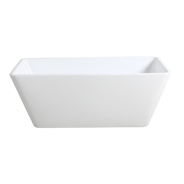 KDK Qubist KBT-2 Freestanding Bath 1400mm - White Gloss