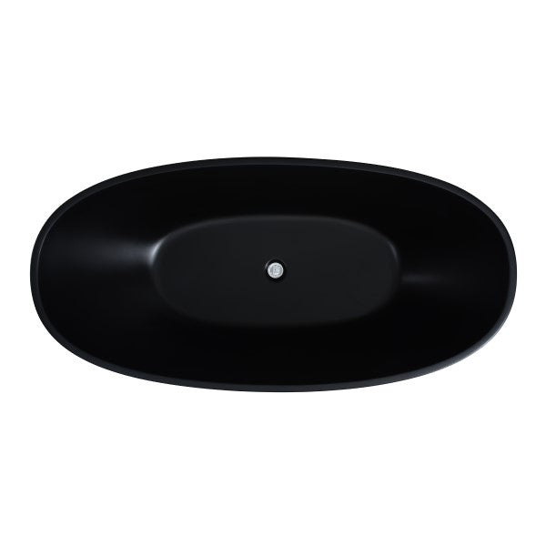 KDK Stella STBT-MB Freestanding Bath Matte Black - 1500mm/ 1700mm