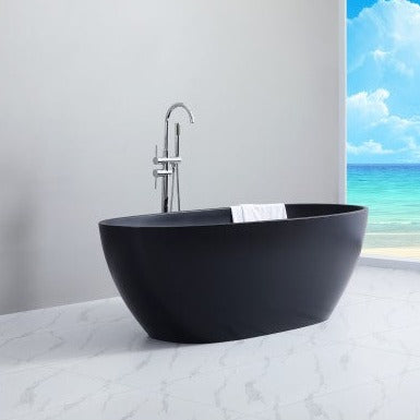 KDK Stella STBT-MB Freestanding Bath Matte Black - 1500mm/ 1700mm