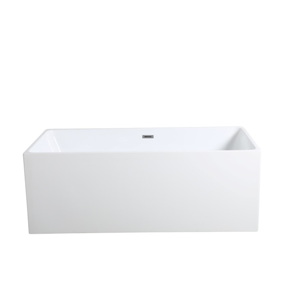 Theo Multifit KBT-9 Freestanding Bath, (With Overflow) White Gloss - 1400mm