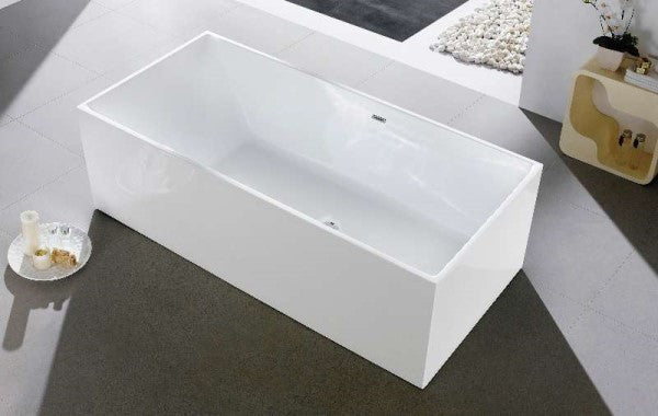 Theo Multifit KBT-9 Freestanding Bath, (With Overflow) White Gloss - 1400mm