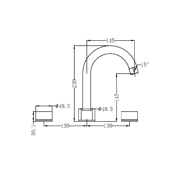 Kara Basin Set - Brushed Nickel
