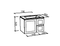 Manhattan Classic 750mm Wall Hung Vanity with Ceramic Top