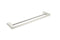 Nero Bianca Double Towel Rail 600mm Brushed Nickel / NR9024dBN