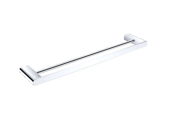 Nero Bianca Double Towel Rail 600mm Chrome / NR9024dCH