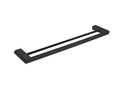 Nero Bianca Double Towel Rail 600mm Matte Black / NR9024dMB